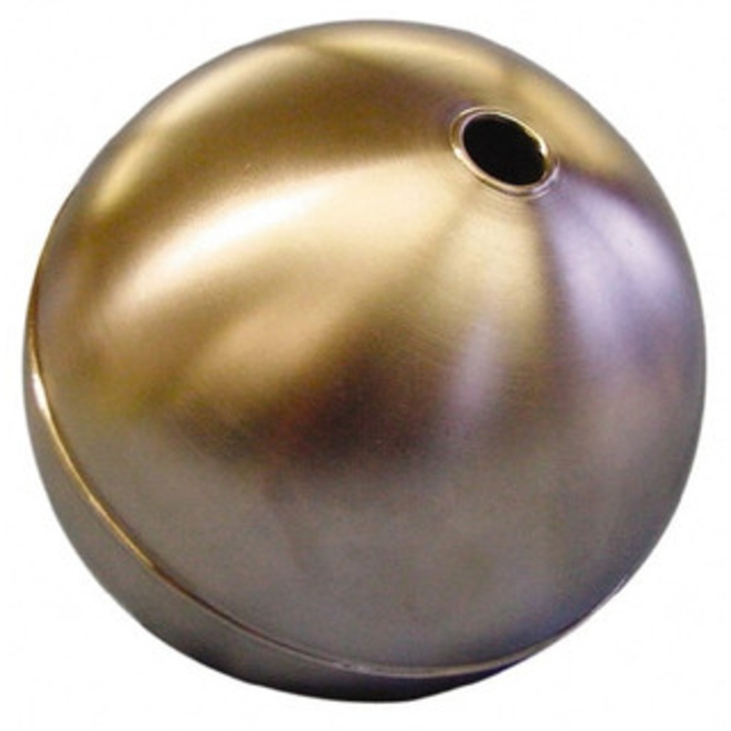 Made in USA 9 Diam, Spherical, Tubed Through Connection, Metal Float 3/8 Rod Thread, Stainless Steel, 300 Max psi, 18 Gauge RT90437 – 57284630