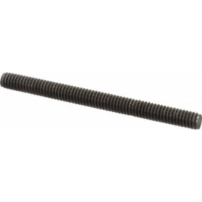 Value Collection #8-32 2 OAL Fully Threaded Stud Stainless Steel, Plain Finish 407-1035 – 07166861