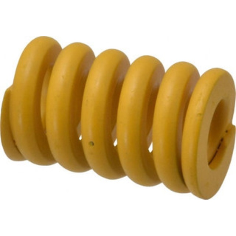 Associated Spring Raymond 32mm Hole Diam, 16mm Rod Diam, 2 Free Length, Yellow Die Spring 4589 N Max Deflection, 13mm Max Deflection, Extra Strong, Chromium Alloy Steel 206-608 – 67901991