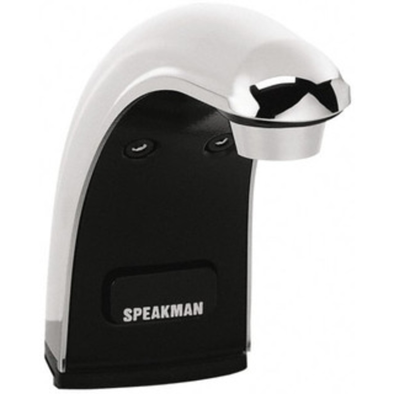 Speakman Surface Mounted Electronic & Sensor Faucet with External Mixer Powered by AC Only, Integral Spout, 8 Mounting Centers, Lead-Free, For Use with Potable Water Applications S-8801-CA-E – 78754470