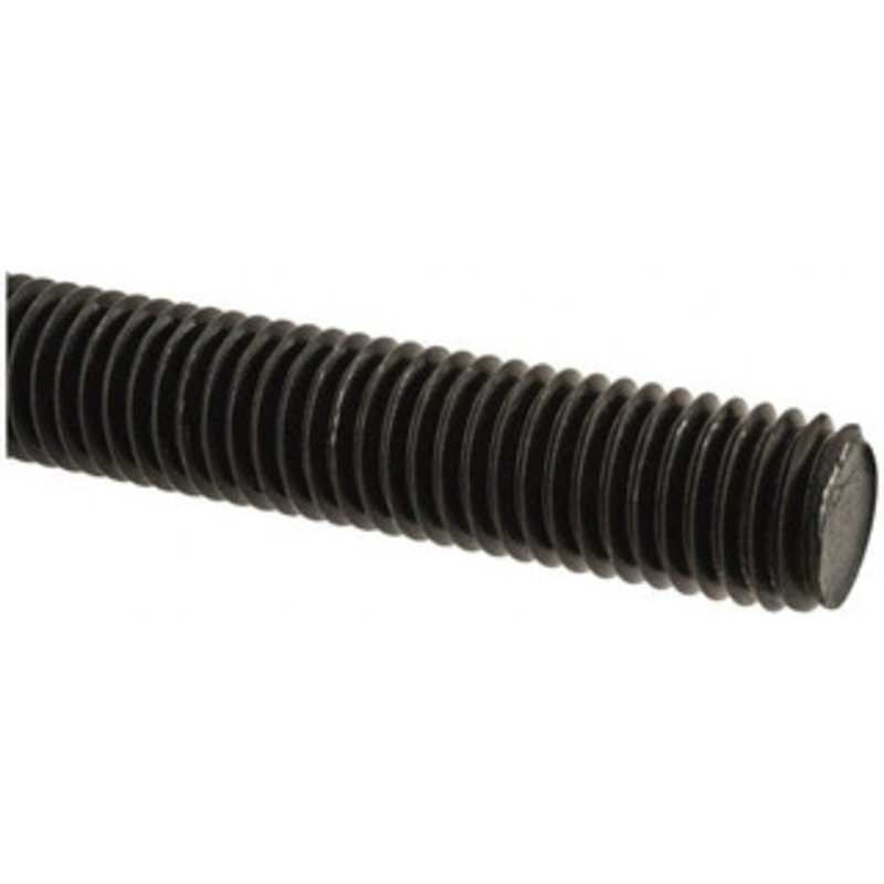 Value Collection 5/8-11 x 6 ft. Medium Carbon Steel Threaded Rod Right Hand Thread, Black Oxide Finish, UNC 45624 – 64818396