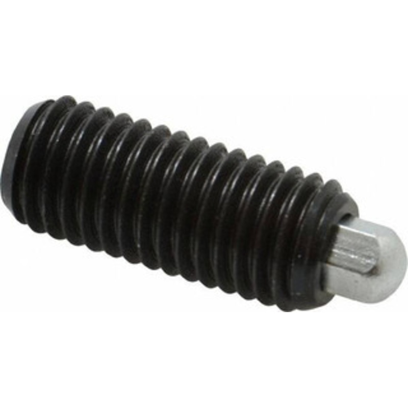 Vlier 5/8-11, 1-1/2 Thread Length, 5/16 Plunger Projection, Steel Threaded Spring Plunger 5/16 (Hex) Max Plunger Diam, 1-1/2 Plunger Length, 3.5 Lb Init End Force, 10.5 Lb Final End Force, 5/16 Hex H63 – 62119078