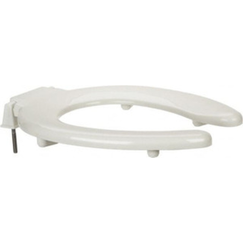 Centoco Toilet Seats, Type: ADA Handicap Accessible-Open Front w/o Cover, Style: Elongated, Material: Polypropylene, Color: White, Outside Width: 15 (Inch), Inside Width: 8-3/8 (Inch) HL500STSCC-001 – 36888766