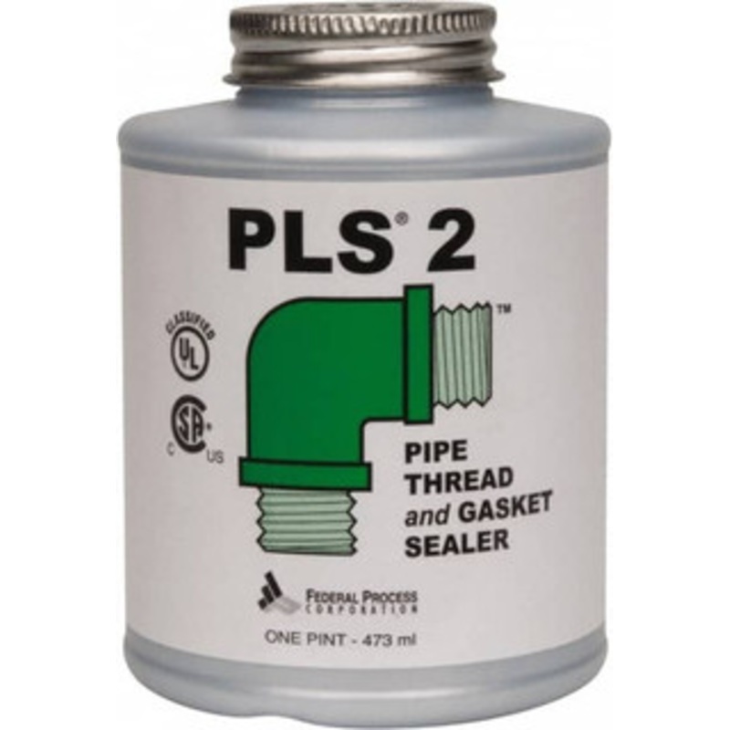Federal Process 1 Pt Brush Top Can Gray Federal PLS-2 Premium Thread & Gasket Sealant 600F Max Working Temp PB16-N – 36913044