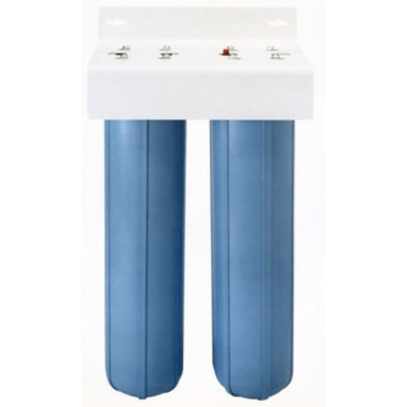 Pentair 40 GPM Max Flow Rate, Water Filter System 2 Housings 160166 – 09681891