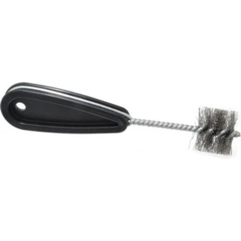 Schaefer Brush 1-3/16 Inch Actual Brush Diameter, 1 Inch Inside Diameter, Carbon Steel, Plumbing, Hand Fitting and Cleaning Brush Solid Plastic Hand Fitting Handle with Hole 00649-12 – 36911253