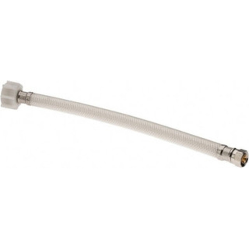 Value Collection 3/8 Compression Inlet, 7/8 Ballcock Outlet, Reinforced PVC Closet Supply Line Use with Toilets 48140 – 08832255