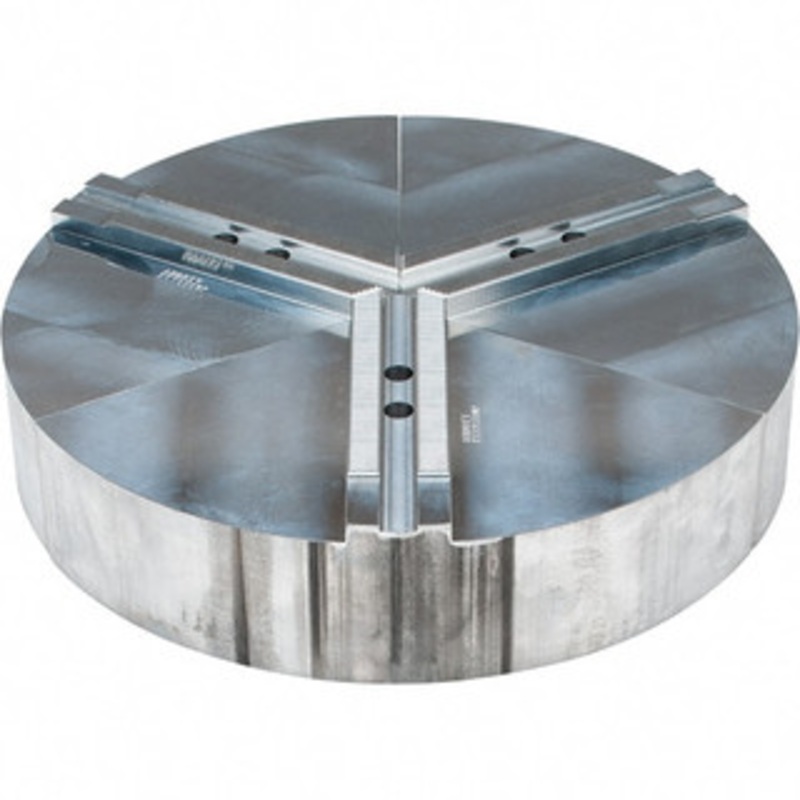 Abbott Workholding 10 Max Chuck Capacity, 1.5mm x 60 Serrated Interface, Round Soft Lathe Chuck Jaw 3 Jaw, Aluminum, 1.1811 Btw Mount Hole Ctrs, 15 Wide, 3 High, 12mm Fastener KTT15-10P – 50487164