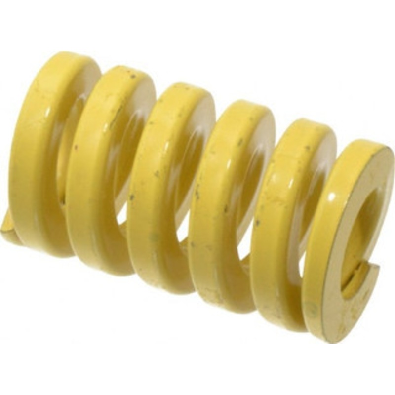 Danly 1-1/2 Hole Diam, 3/4 Rod Diam, 2-1/2 Free Length, Yellow Die Spring 241 Lb Max Deflection, 0.63 Max Deflection, Extra Heavy Duty, Chromium Vanadium Steel 9-2410-36 – 76017227