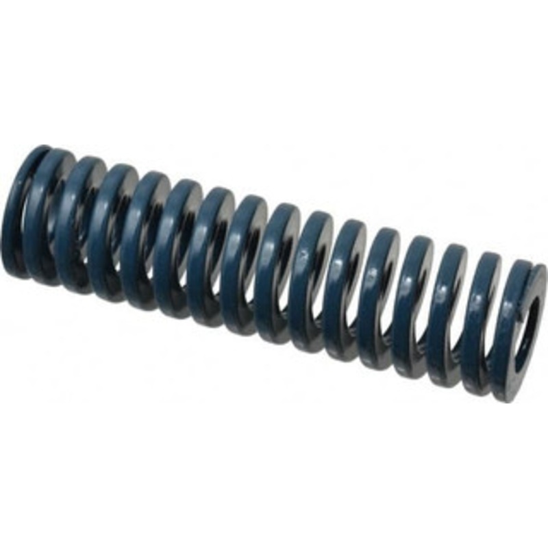 Danly 1-1/4 Hole Diam, 5/8 Rod Diam, 4-1/2 Free Length, Blue Die Spring 26.3 Lb Max Deflection, 1.7 Max Deflection, Medium Duty, Chromium Vanadium Steel 9-2018-21 – 76013085