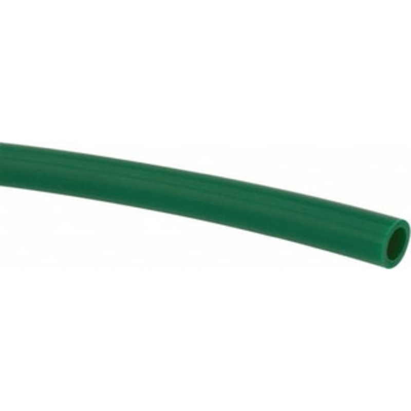 Made in USA 11/64 ID x 1/4 OD, 0.04 Wall Thickness, Cut to Length (100 ft. Standard Length) LLDPE Tube Green, 205 Max psi, 44 Shore D Hardness 11062 – 74205394