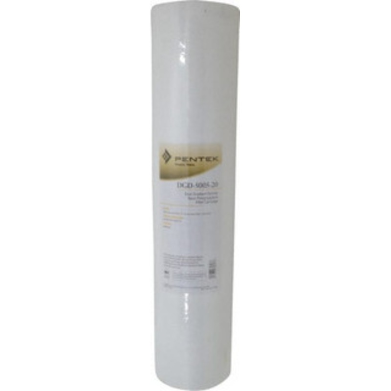 Pentair 4-1/2 OD, 50/5, Polypropylene Dual Gradient Cartridge Filter 20 Long, Reduces Sediments 155358-43 – 37023140