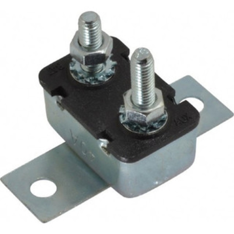 Value Collection 40 Amp Automotive Heavy Duty Stud Terminal Circuit Breaker Crosswise Bracket Mount, 1.259 Long x 0.838 Wide 0.652 High CB130-40 – 65139800