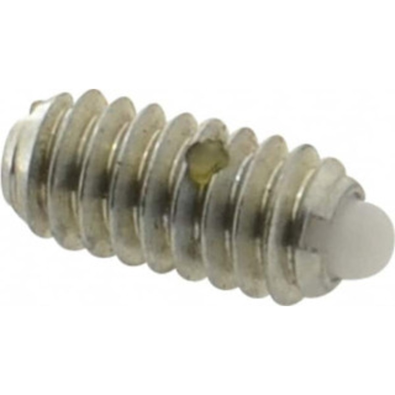 Vlier 1/4-20, 17/32 Thread Length, 0.078 Plunger Projection, Steel Threaded Spring Plunger 0.119 Max Plunger Diam, 0.531 Plunger Length, 3 Lb Init End Force, 10.5 Lb Final End Force NM54N – 62120431