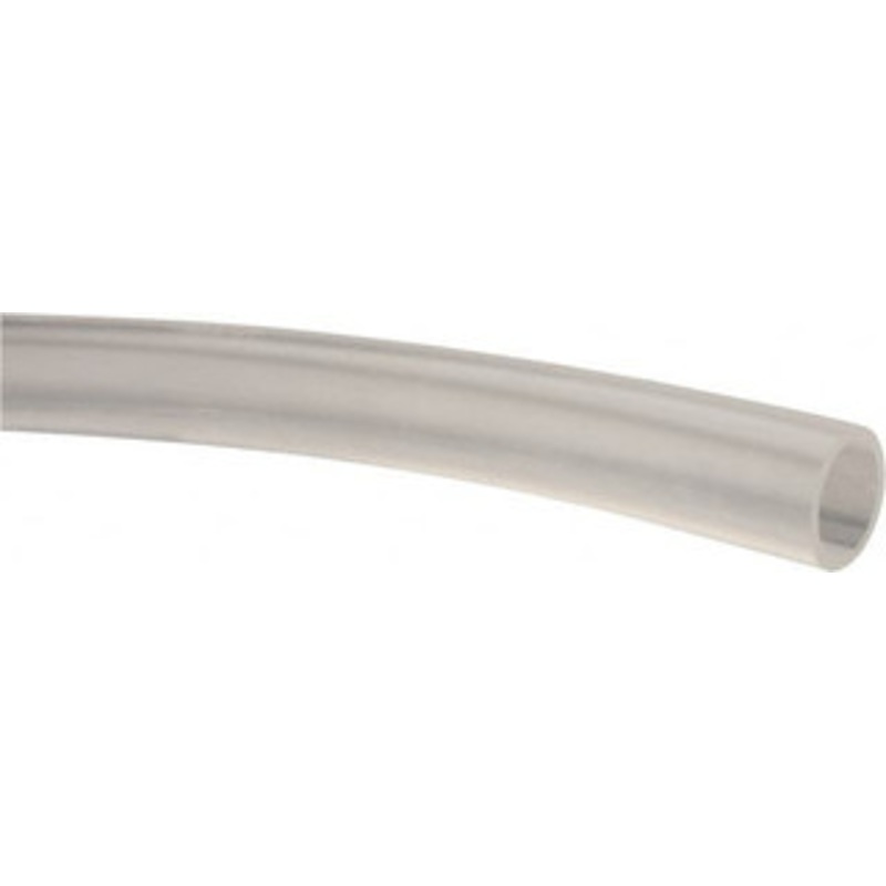 Made in USA 1/2 ID x 5/8 OD, 1/16 Wall Thickness, Cut to Length (100 ft. Standard Length) EVA Tube Translucent, 30 Max psi, 36 Shore D Hardness 40007 – 74204033