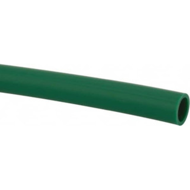 Made in USA 3/8 ID x 1/2 OD, 1/16 Wall Thickness, Cut to Length (100 ft. Standard Length) LLDPE Tube Green, 153 Max psi, 44 Shore D Hardness 11064 – 74205410