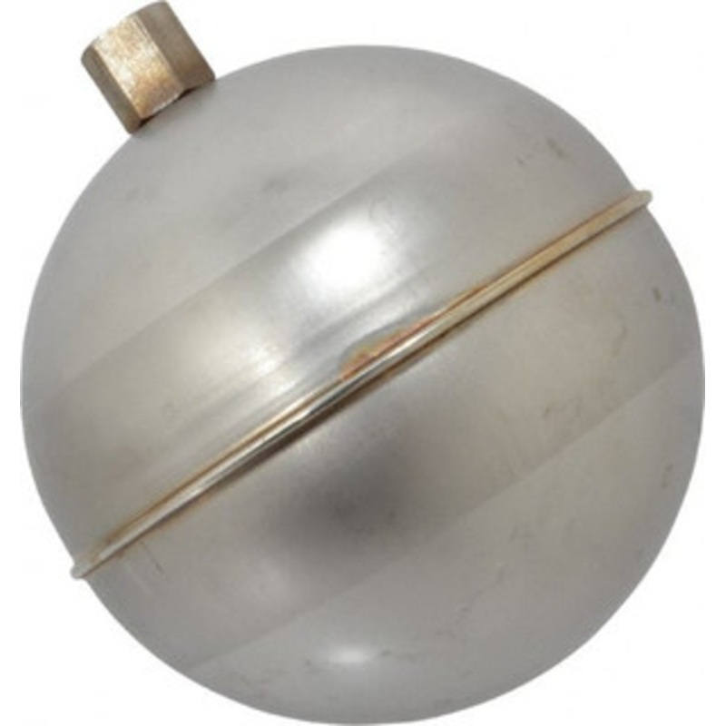 Made in USA 4 Diam, Spherical, Hex Spud Connection, Metal Float 1/4-20 Thread, Stainless Steel, 900 Max psi, 19 Gauge RS44019D – 07429657