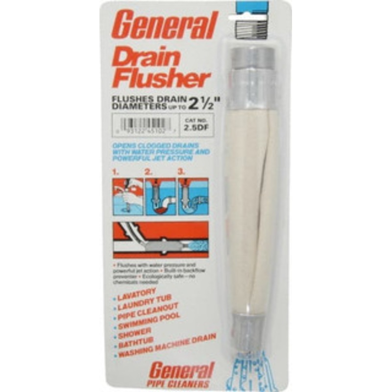 General Pipe Cleaners Water-Pressure Flush Bags, For Minimum Pipe Size: 1-1/2 (Inch), For Maximum Pipe Size: 2-1/2 (Inch), Material: Canvas 2.5DF – 36893477