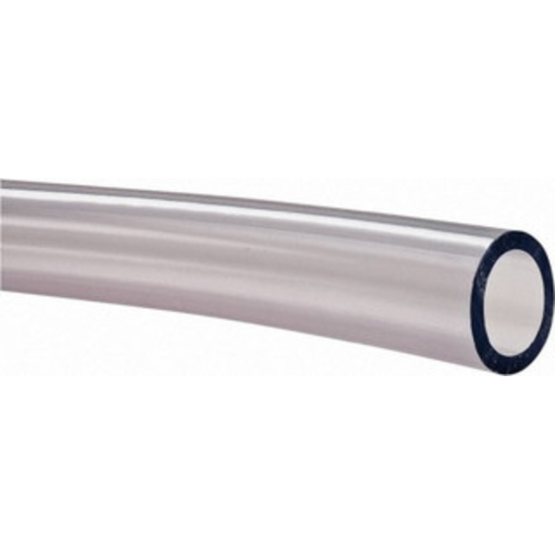 Made in USA 3/4 ID x 1 OD, 1/8 Wall Thickness, Cut to Length PVC Tube Clear, 35 Max psi, 68 Shore A Hardness SOF-053-7 – 79814679
