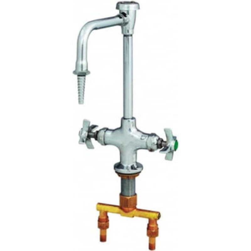 T&S Brass Standard with Hose Thread, 2 Way Design, Deck Mount, Laboratory Faucet Lever Handle BL-5700-08 – 32071706