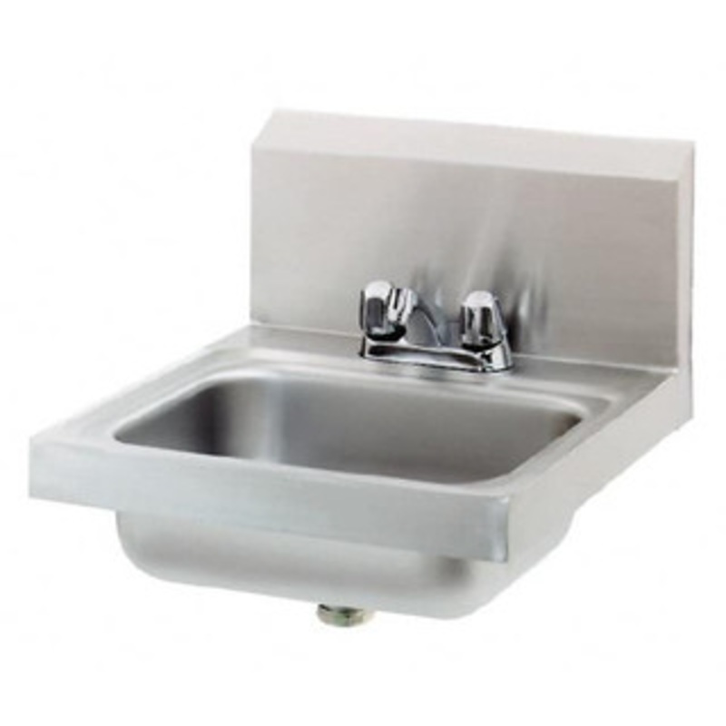 Eagle MHC 13-1/2 Long x 9-3/4 Wide Inside, 1 Compartment, Stainless Steel Stainless Steel Hand Sink 20 Gauge, 18-7/8 Long x 16-1/2 Wide x 14-1/4 High Outside, 6-3/4 Deep HSAD-10-F – 08940926
