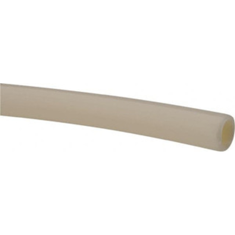 Made in USA 11/64 ID x 1/4 OD, 0.04 Wall Thickness, Cut to Length (100 ft. Standard Length) LLDPE Tube White, 205 Max psi, 44 Shore D Hardness 11066 – 74205436