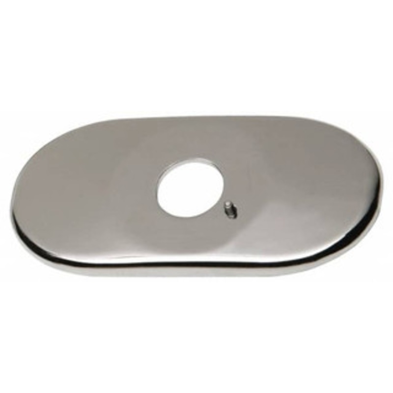 Chicago Faucets Faucet Replacement 4 Cover Plate Polished Chrome, Use with HyTronic IR Faucets 240.627.21.1 – 91216341