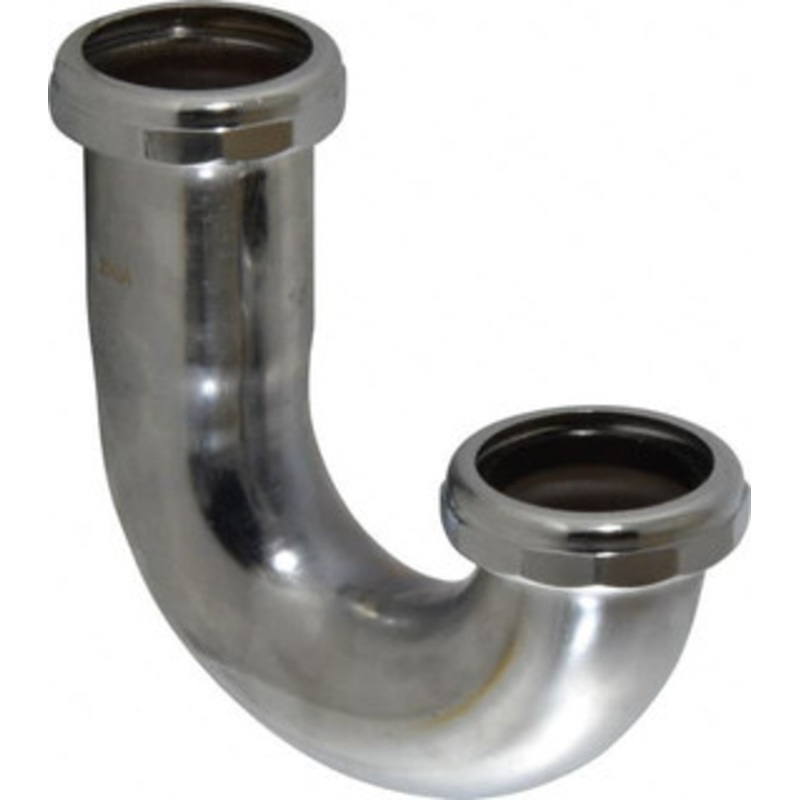 Federal Process 1-1/2 Outside Diameter, 20 Gauge, P Trap J Bend Only Chrome Coated, Brass 131 – 82722844