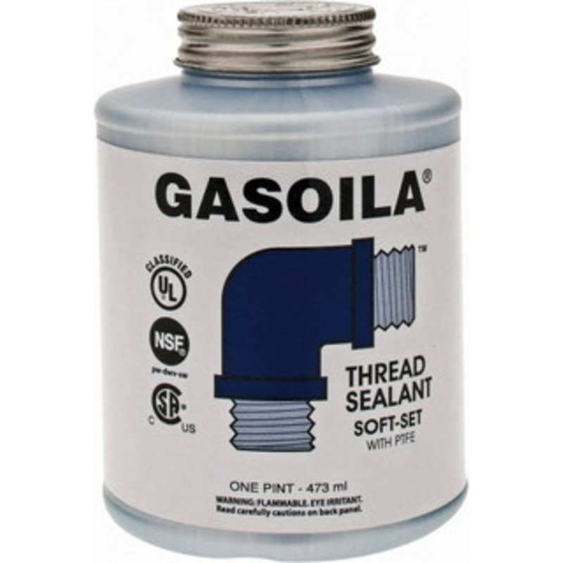 Federal Process 1 Pt Brush Top Can Blue/Green Easy Seal Applicator with Gasoila Soft-Set 600F Max Working Temp SS16 – 36912855