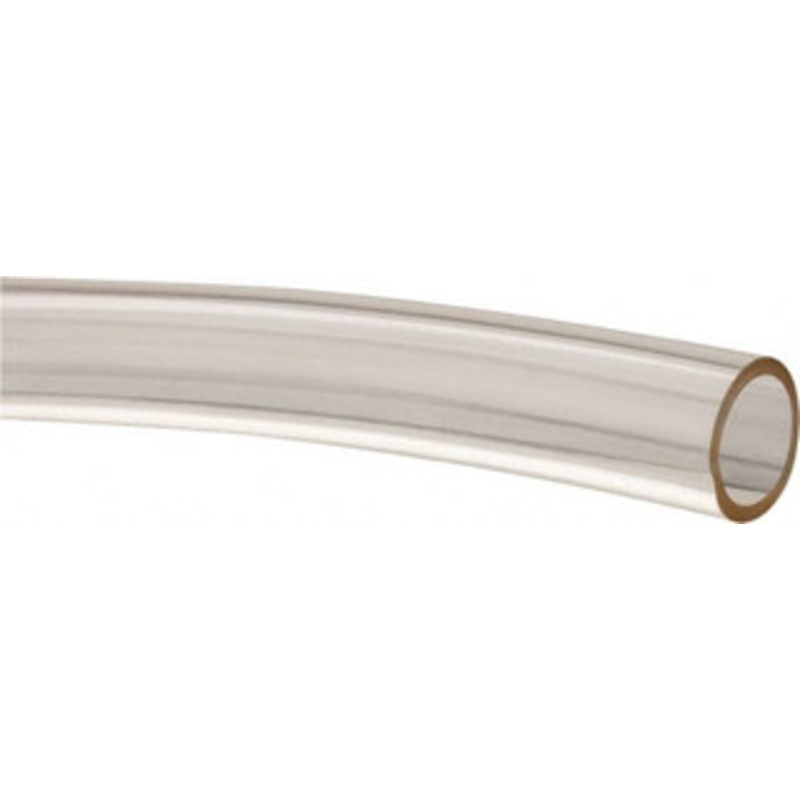 Made in USA 1/2 ID x 5/8 OD, 1/16 Wall Thickness, Cut to Length (50 ft. Standard Length) Plastic Tube Clear, 14 Max psi, 40 Hardness 542458 – 48519276