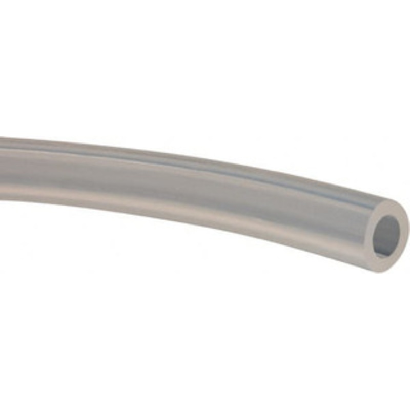 Made in USA 3/8 ID x 5/8 OD, 1/8 Wall Thickness, Cut to Length (100 ft. Standard Length) EVA Tube Translucent, 55 Max psi, 36 Shore D Hardness 40006 – 74204025