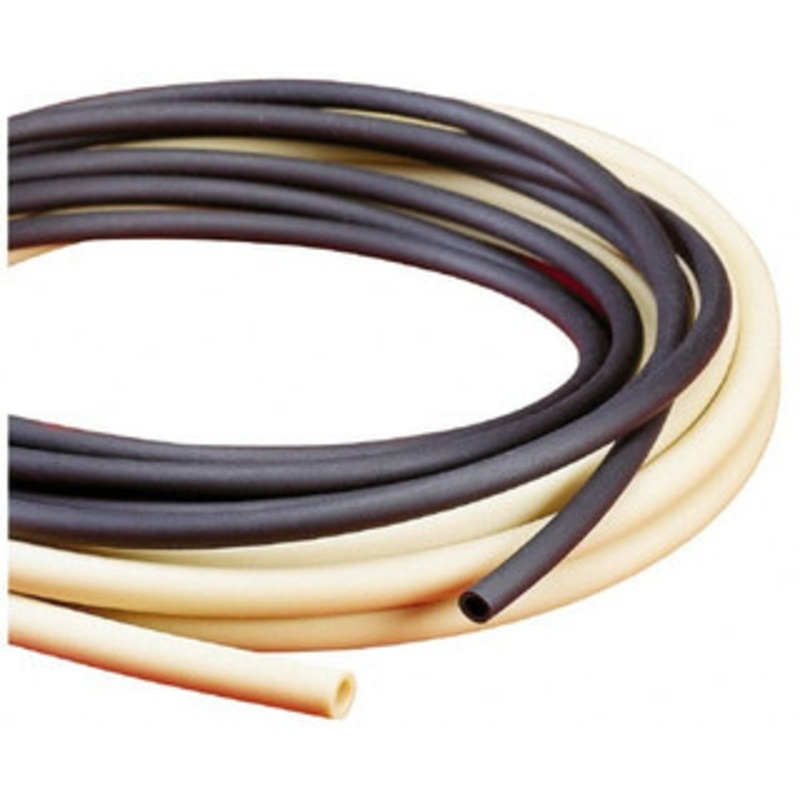 Made in USA 7/16 ID x 9/16 OD, 1/16 Wall Thickness, Cut to Length (50 ft. Standard Length) TPE Tube Black, 64 Shore A Hardness 60018 – 74204512