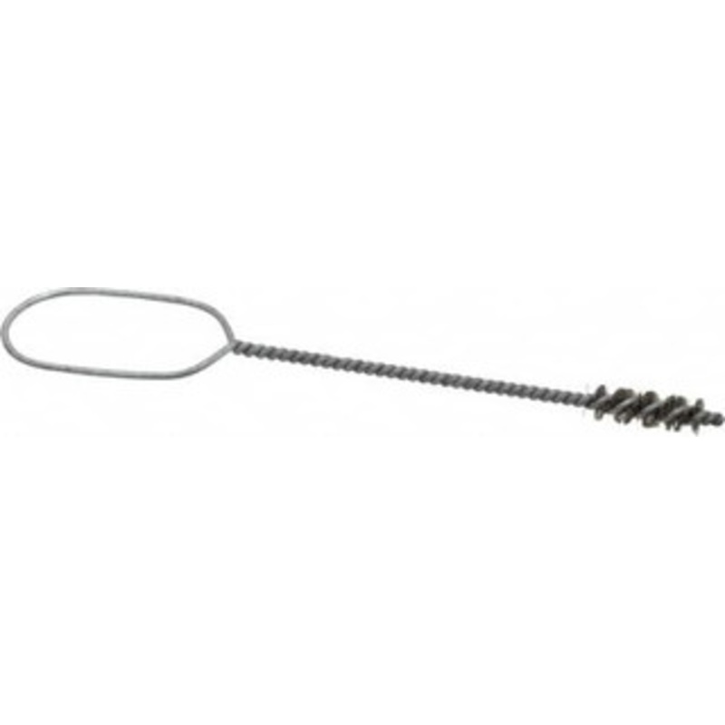 Schaefer Brush 5/16 Inch Actual Brush Diameter, 1/8 Inch Inside Diameter, Carbon Steel, Plumbing, Hand Fitting and Cleaning Brush 1/4 Refrigeration Outside Diameter, 1 Inch Brush Length, 3/32 Inch Trim Length, 0.005 Wire 00543-12 – 48788848