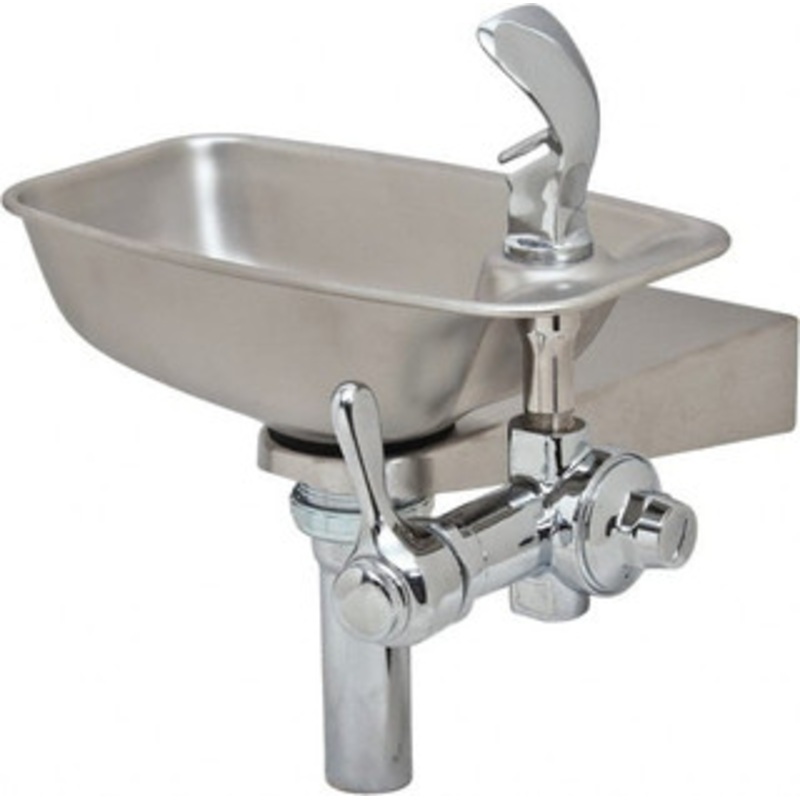 Halsey Taylor Wall Mounted Bracket Water Cooler & Fountain Push Button Operated Bubbler, Stainless Steel 74045405001 – 84039494