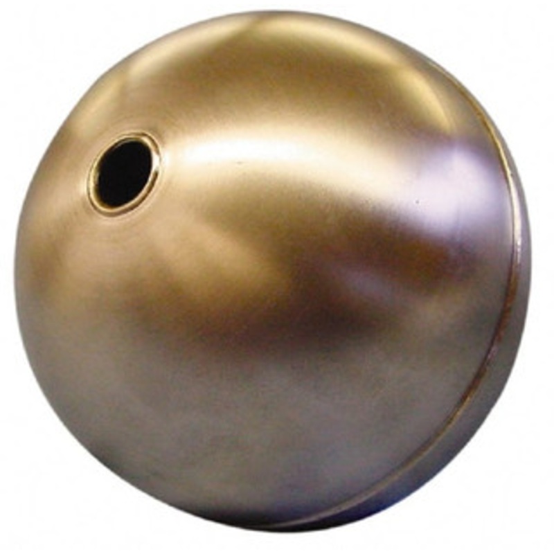Made in USA 7 Diam, Spherical, Tubed Through Connection, Metal Float 3/8 Rod Thread, Stainless Steel, 400 Max psi, 20 Gauge RT70437 – 57284549