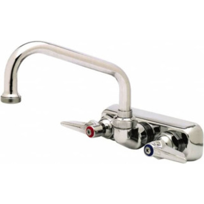 T&S Brass Standard, 2 Way Design, Wall Mount, Workboard Wall Mount Faucet 6 Inch Spout, Lever Handle B-1115 – 32071896