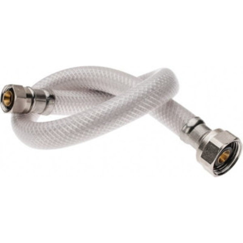Value Collection 3/8 Compression Inlet, 1/2 FIP Outlet, Reinforced PVC Lavatory/Sink Supply Line Use with Sinks 48131 – 08832214