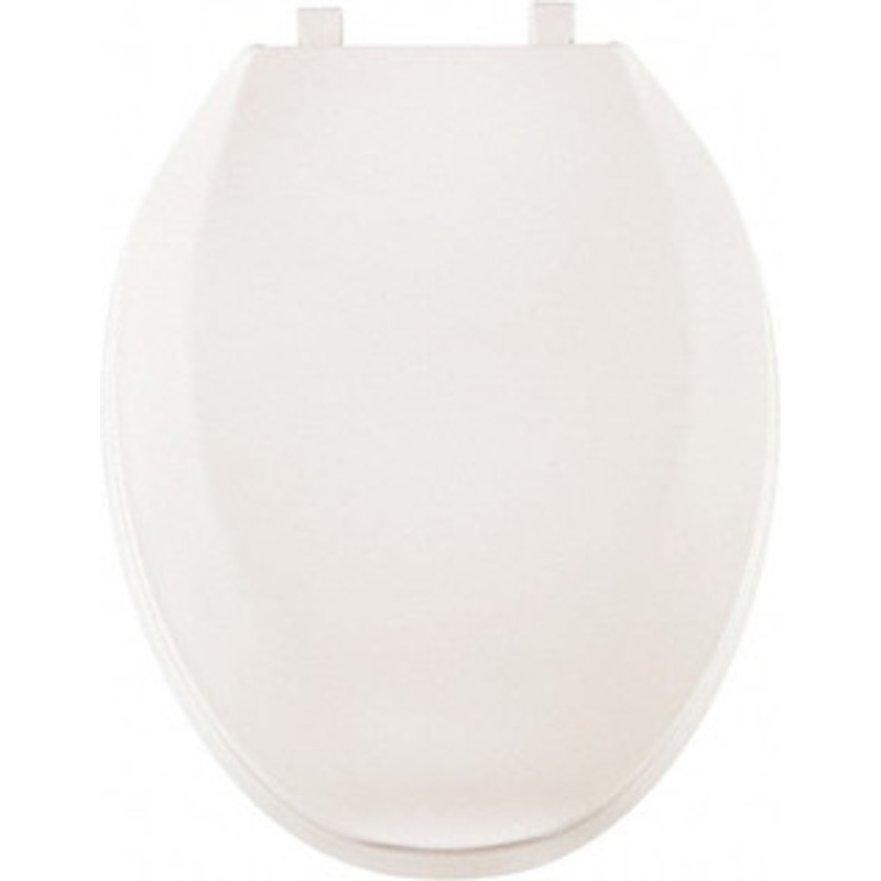 Centoco 18.9 Inch Long, 2 Inch Inside Width, Polypropylene, Elongated, Closed Front with Cover, Toilet Seat 14 Inch Outside Width, Residential, Commercial, Health Care, Industrial, Institutional Installation, White 800STS-001 – 92907476