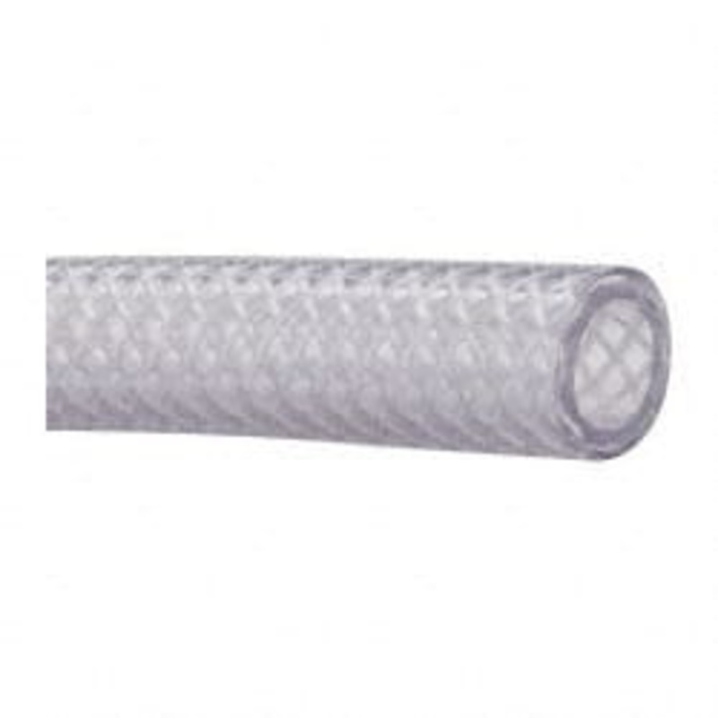 Made in USA 3/8 ID x 0.6 OD, 0.113 Wall Thickness, Cut to Length (100 ft. Standard Length) PVC Tube Clear, 265 Max psi, 80 Shore A Hardness SOH-005-7 – 48460059