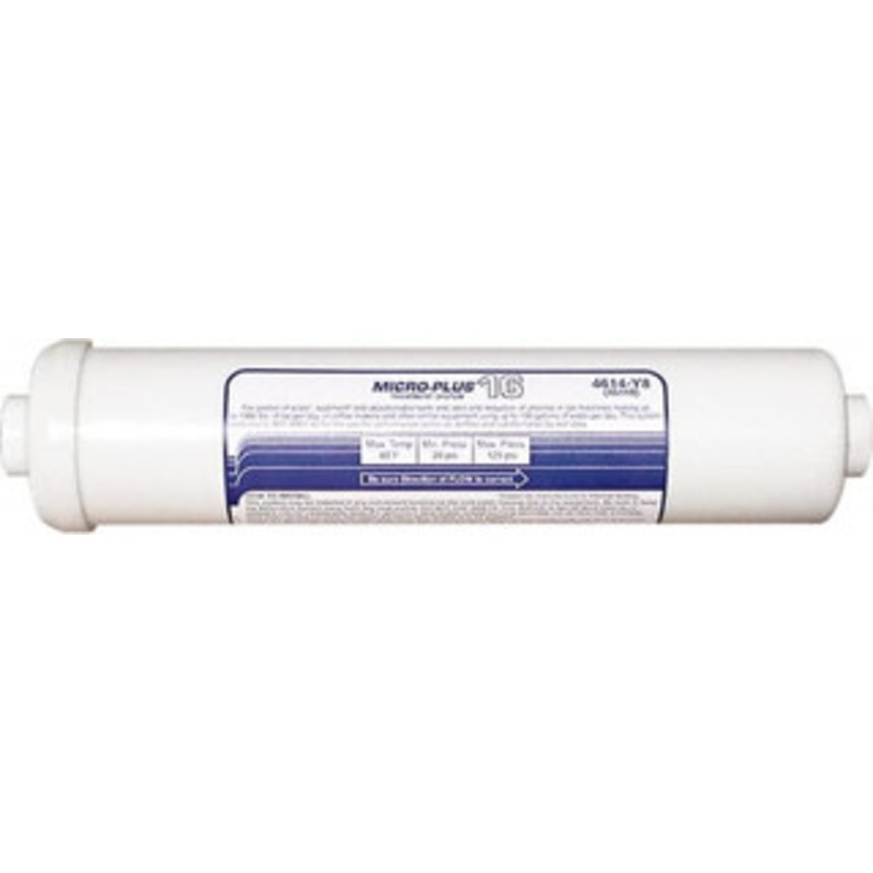 Nu-Calgon 1/4 Inch Pipe, Inline Water Filter System with Disposable Filter and Quick Disconnect Fittings Reduces Sediment, Taste, Odor, Chlorine and Scale 4614-Y8 – 07329410
