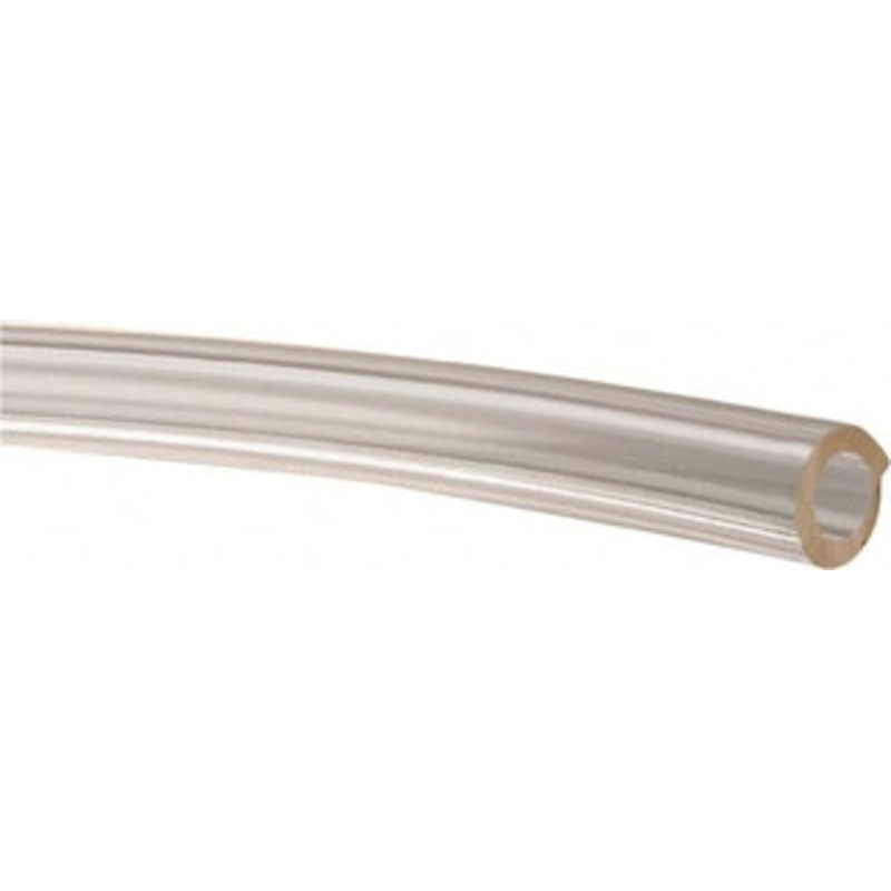 Made in USA 3/16 ID x 5/16 OD, 1/16 Wall Thickness, Cut to Length (50 ft. Standard Length) Plastic Tube Clear, 32 Max psi, 40 Hardness 509461 – 48519102