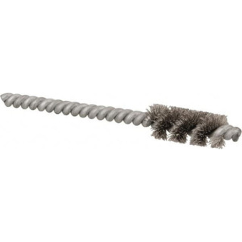 Schaefer Brush 1/4 Inch Inside Diameter, 7/16 Inch Actual Brush Diameter, Stainless Steel, Power Fitting and Cleaning Brush 3/16 Shank Diameter, 3-5/8 Inch Long, Twisted Wire Stem, 3/8 Inch Refrigeration Outside Diameter 08744-12 – 56489131