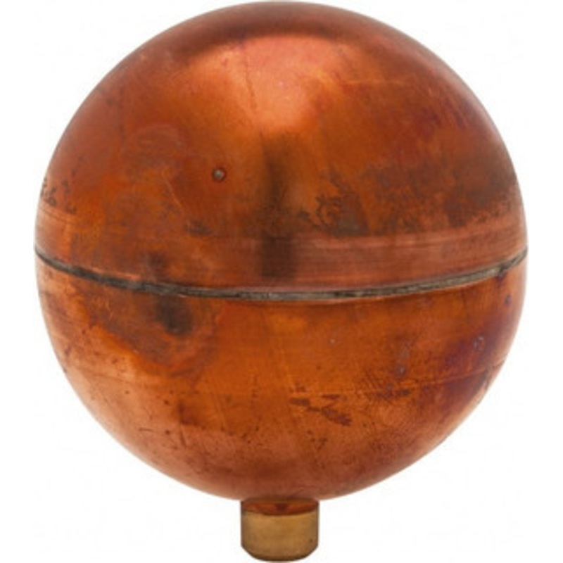 Made in USA 3 Diam, Spherical, Round Spud Connection, Metal Float 1/4-20 Thread, Copper, 25 Max psi, 24 Gauge RC3024C – 07429194