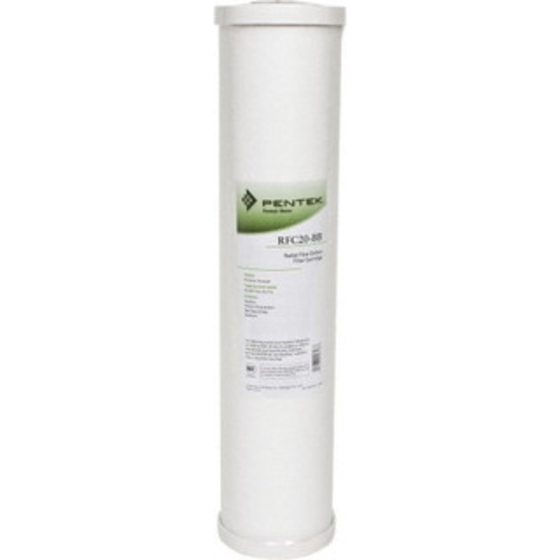Pentair 4-1/2 OD, 25, Granular Activated Carbon Radial Flow Cartridge Filter 20 Long, Reduces Tastes, Odors & Sediments 155247-43 – 37023447