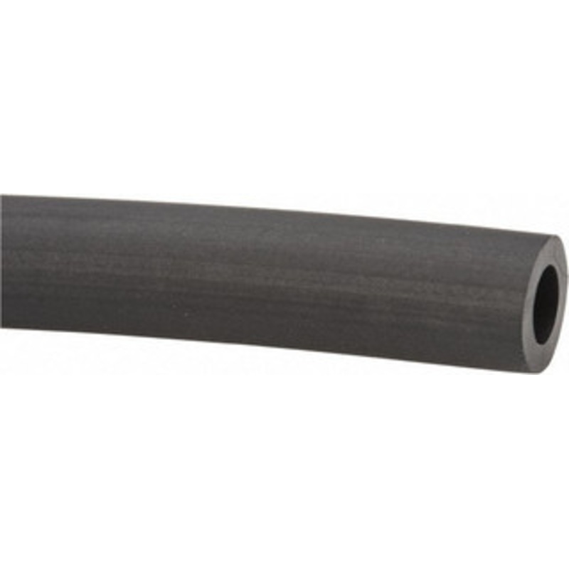 Made in USA 1/4 ID x 7/16 OD, 3/32 Wall Thickness, Cut to Length (50 ft. Standard Length) TPE Tube Black, 64 Shore A Hardness 60008 – 74204413