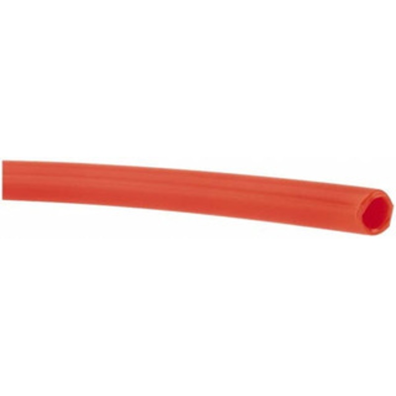 Made in USA 11/64 ID x 1/4 OD, 0.04 Wall Thickness, Cut to Length (100 ft. Standard Length) LLDPE Tube Orange, 205 Max psi, 44 Shore D Hardness 11050 – 74205279
