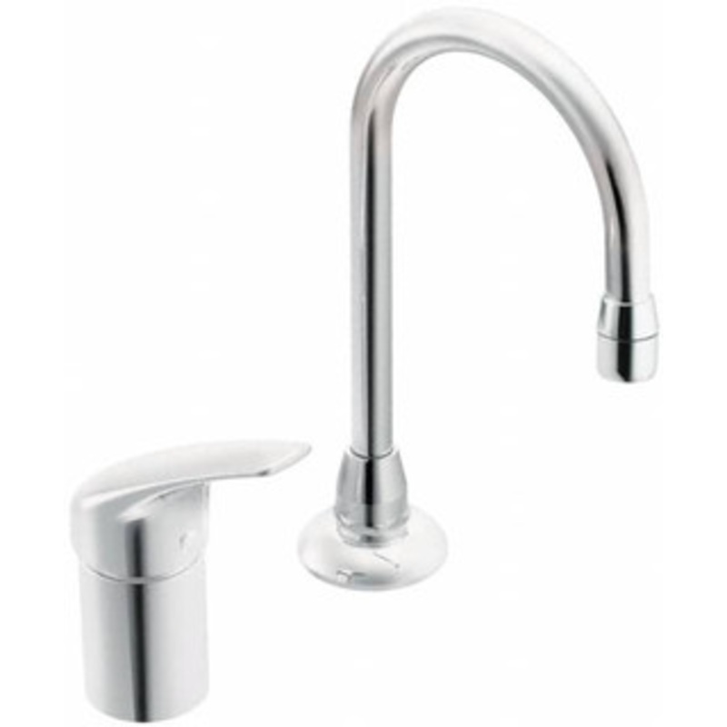 Moen Lever Handle, Commercial Bathroom Faucet One Handle, No Drain, Low Spout 8137 – 79418851