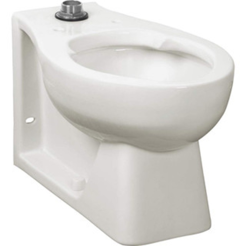 American Standard Toilets, Type: Bowl only, Bowl Shape: Elongated, Mounting Style: Floor, Gallons Per Flush: 1.28, Overall Height: 17.125, Overall Width: 13.875 3312001.020 – 13921721