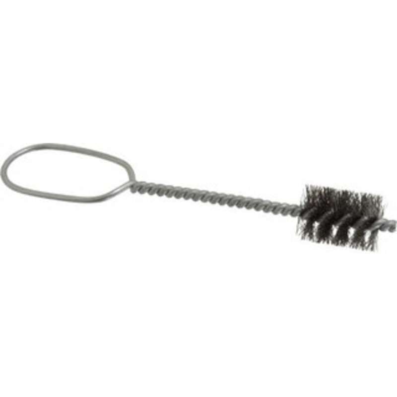 Schaefer Brush 13/16 Inch Actual Brush Diameter, 5/8 Inch Inside Diameter, Carbon Steel, Plumbing, Hand Fitting and Cleaning Brush 3/4 Refrigeration Outside Diameter, 1 Inch Brush Length, 11/32 Inch Trim Length, 0.007 Wire 00547-12 – 48788871