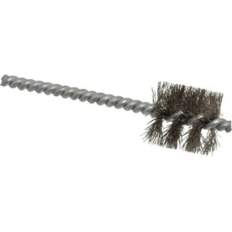 Schaefer Brush 3/4 Inch Inside Diameter, 15/16 Inch Actual Brush Diameter, Stainless Steel, Power Fitting and Cleaning Brush 3/16 Shank Diameter, 3-5/8 Inch Long, Twisted Wire Stem, 7/8 Inch Refrigeration Outside Diameter 08748-12 – 56489172